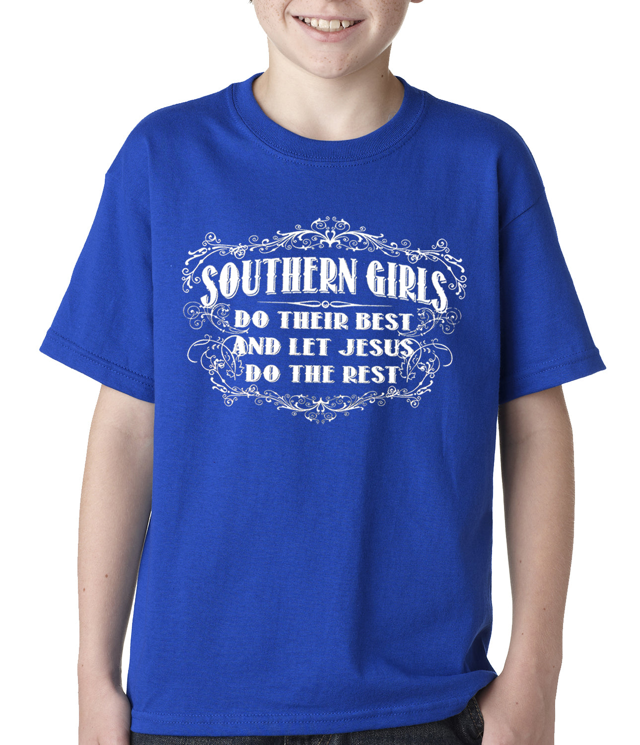 Southern Girls Do Their Best Kids T-shirt