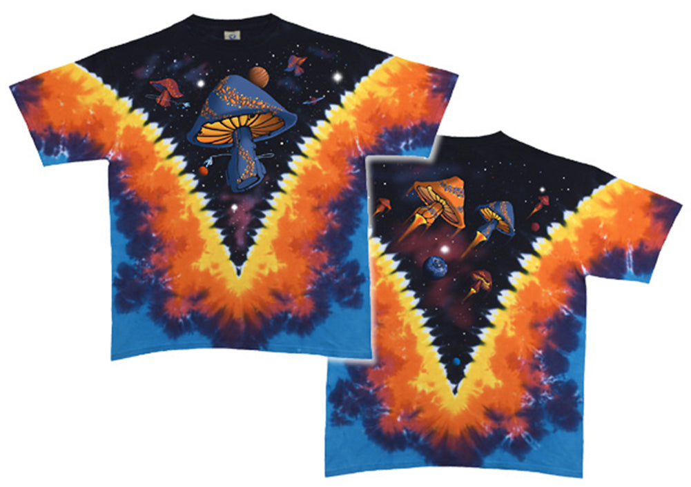 Space Mushrooms Tie Dye T-shirt