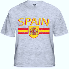 Spain Vintage Shield International Mens T-Shirt