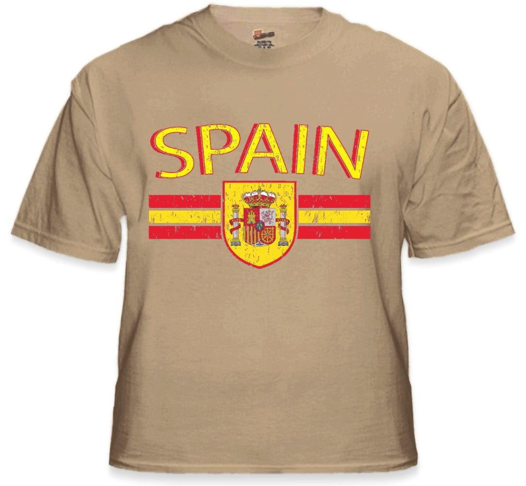 Spain Vintage Shield International Mens T-Shirt