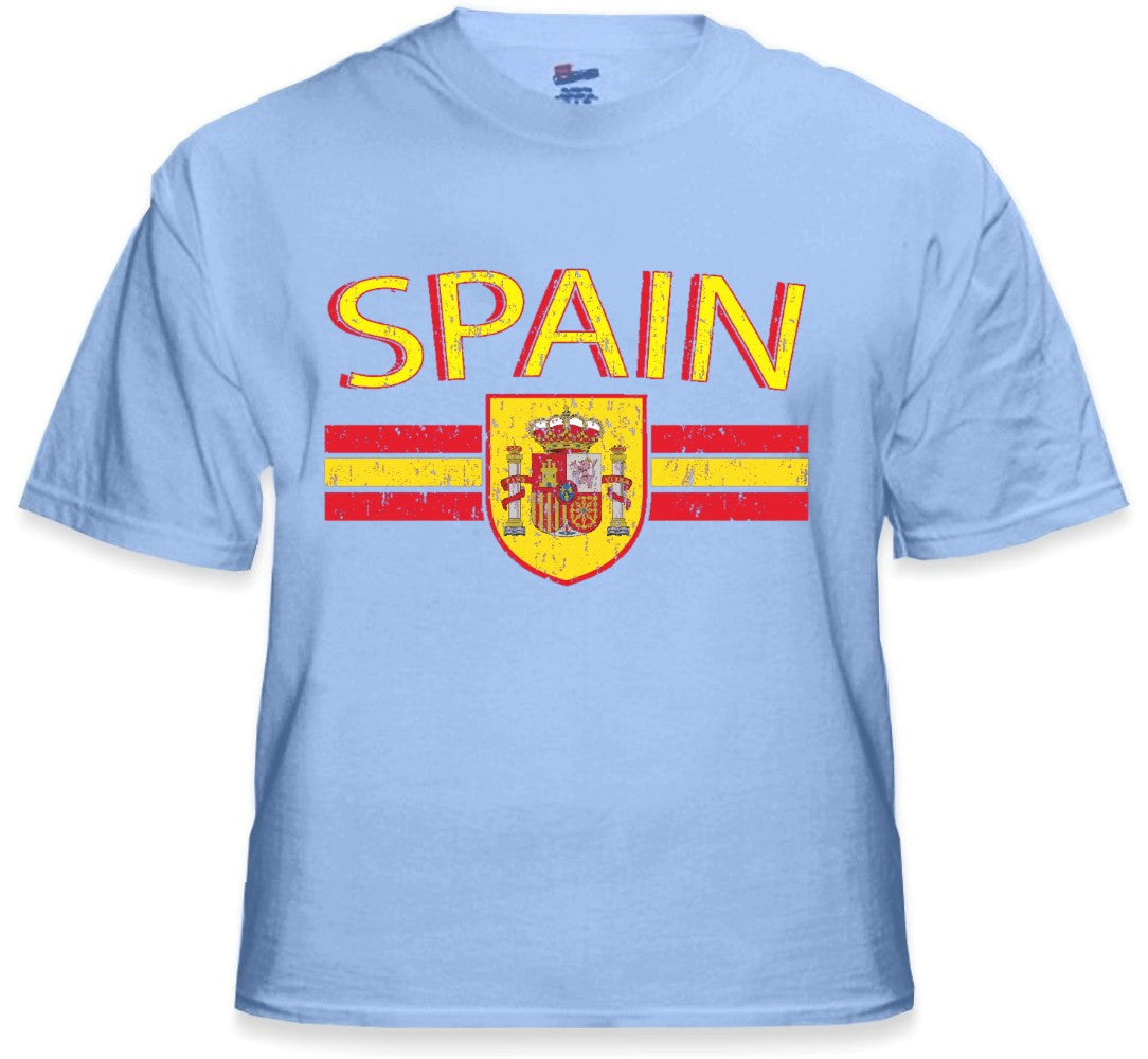 Spain Vintage Shield International Mens T-Shirt