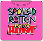 Spoiled Rotten By My Aunt Kids T-Shirt