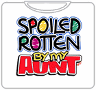 Spoiled Rotten By My Aunt Kids T-Shirt