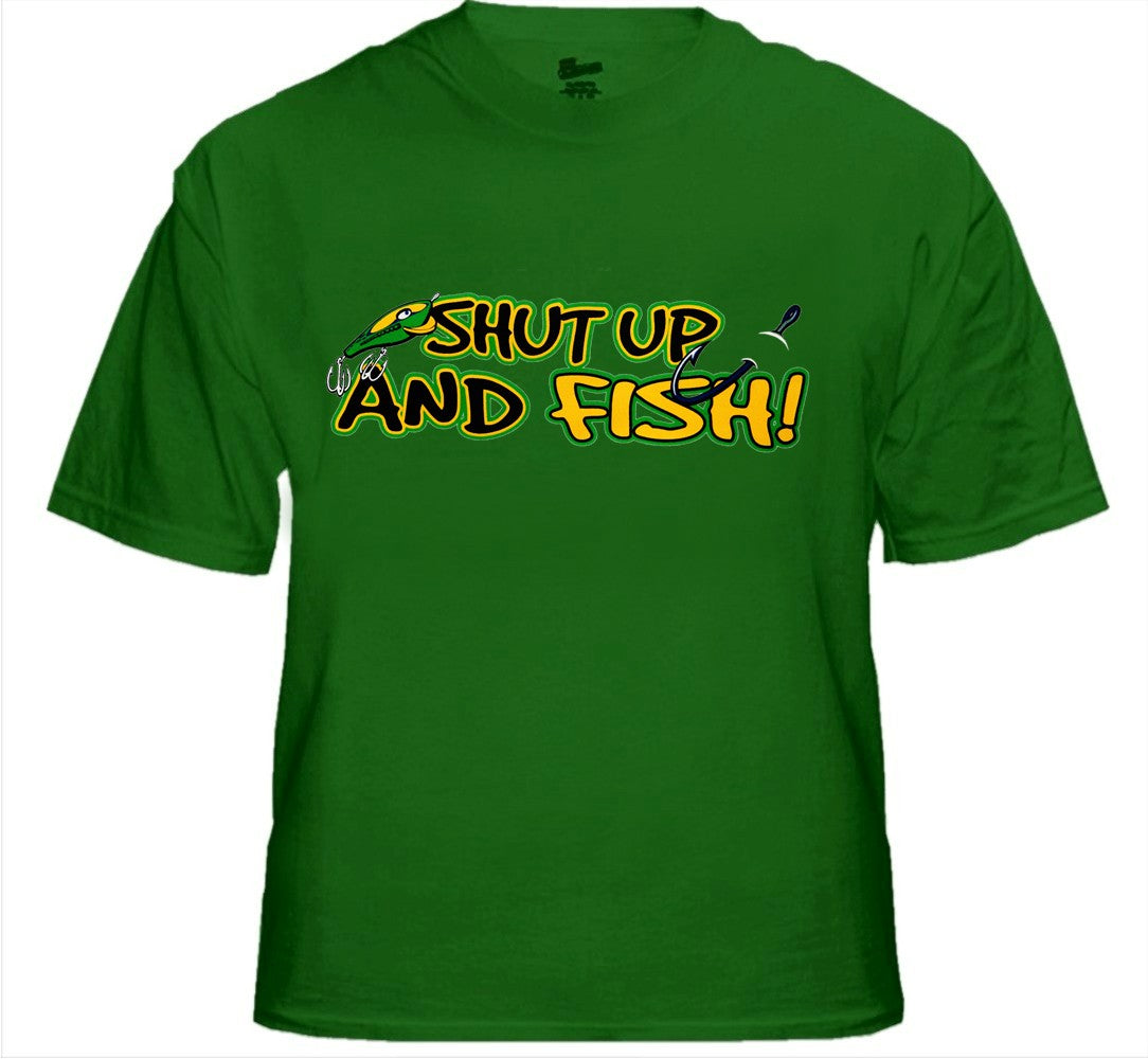 Sportsman and Angler Tees - Shut Up and Fish T-Shirt