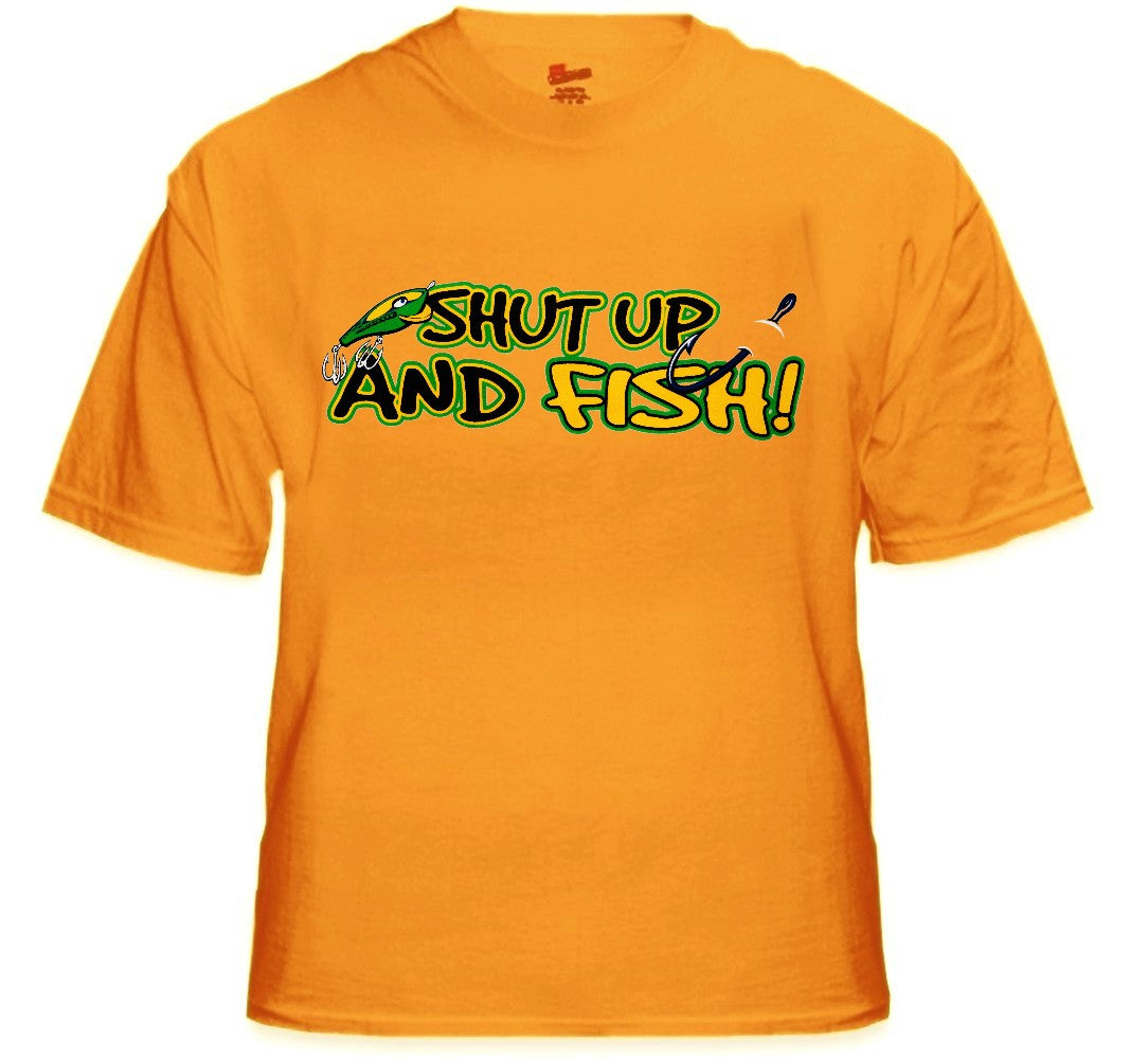Sportsman and Angler Tees - Shut Up and Fish T-Shirt