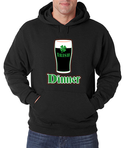 St. Patrick's Day Irish Dinner Adult Hoodie