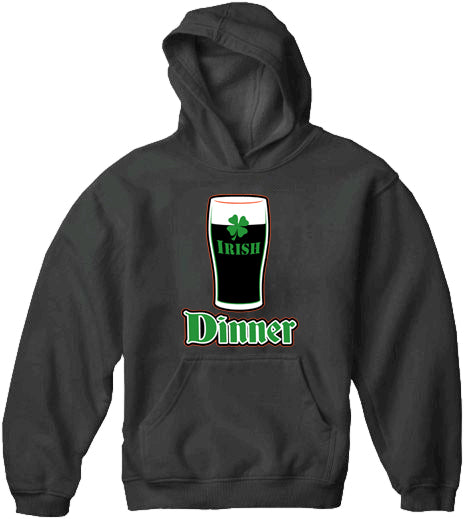 St. Patrick's Day Irish Dinner Adult Hoodie