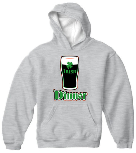 St. Patrick's Day Irish Dinner Adult Hoodie