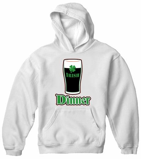 St. Patrick's Day Irish Dinner Adult Hoodie