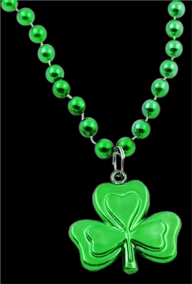 St. Patrick's Day Irish Shamrock Necklaces (12 pack)