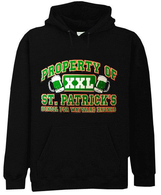 St.Patrick's Day "School For Wayward Drunks" Hoodie