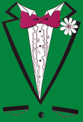St. Patrick's Day Tuxedo Shirt For Girls