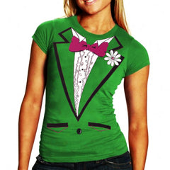St. Patrick's Day Tuxedo Shirt For Girls