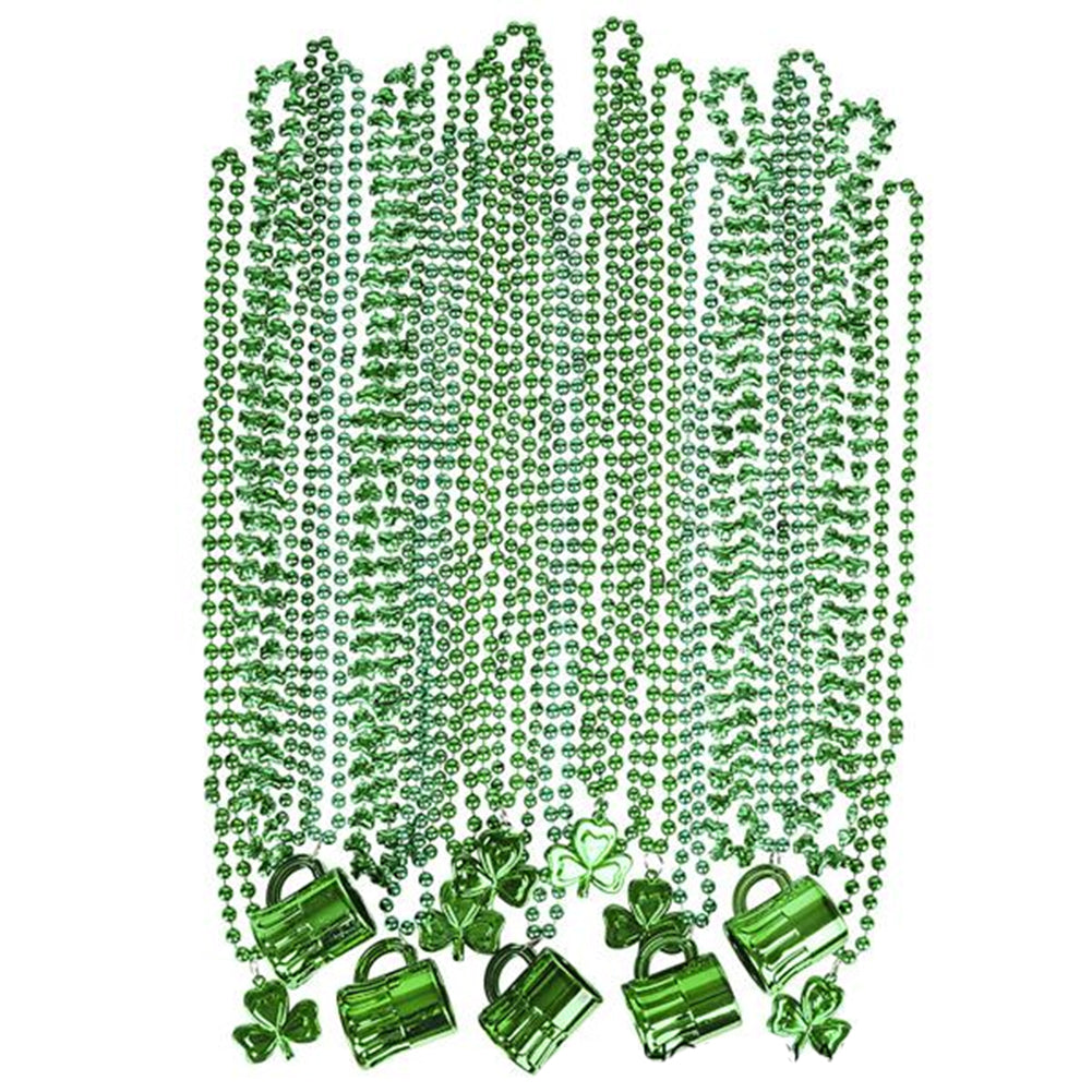 St. Patrick's Day Value Pack of 72 Necklaces
