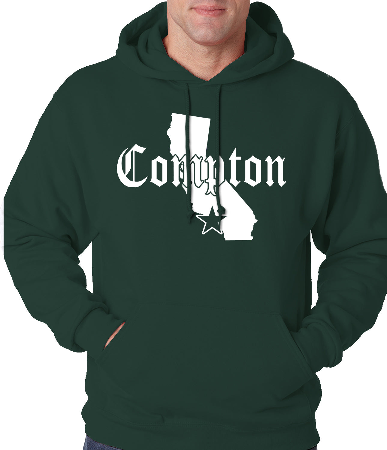 Star City Of Compton, California Adult Hoodie