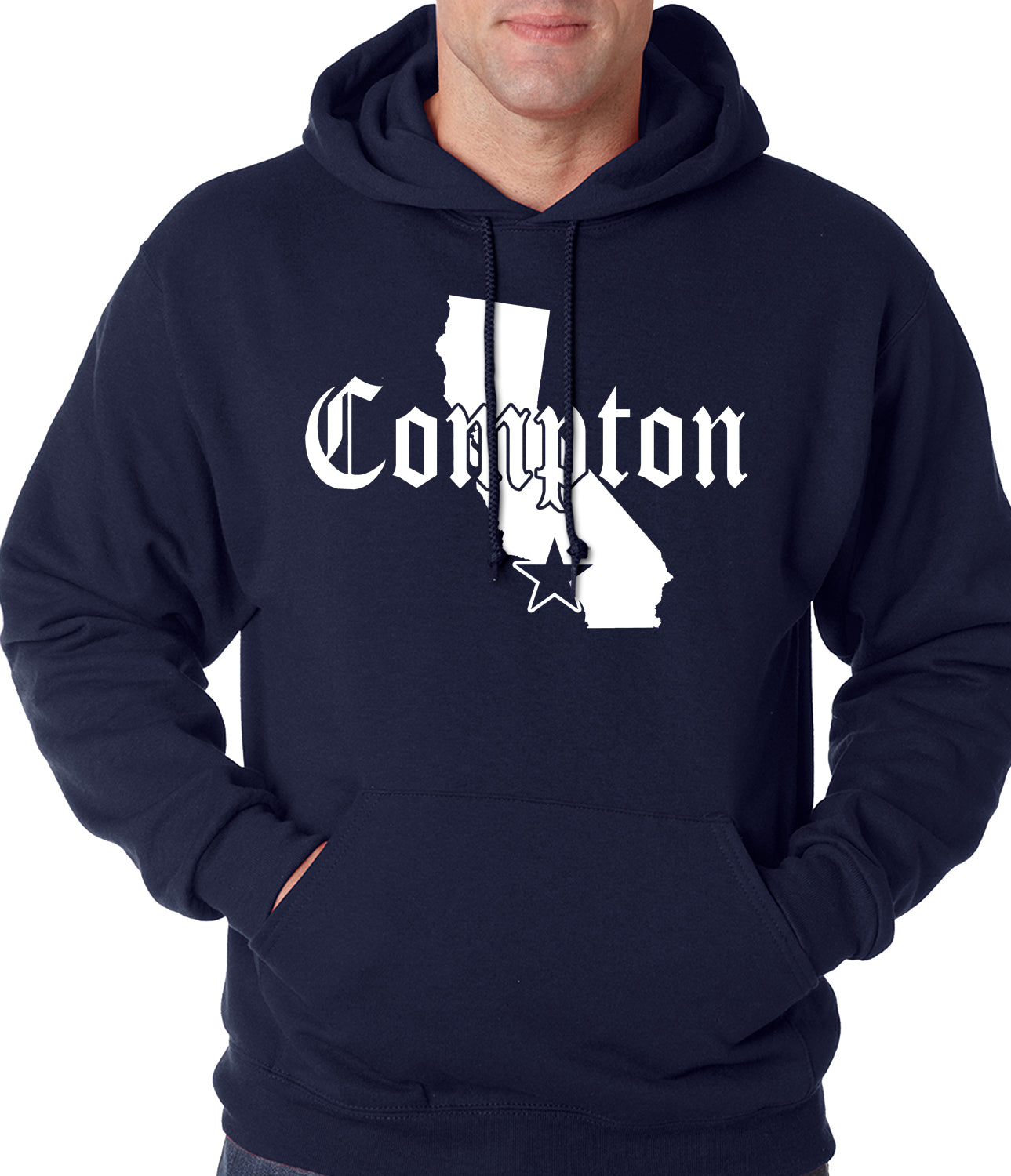 Star City Of Compton, California Adult Hoodie