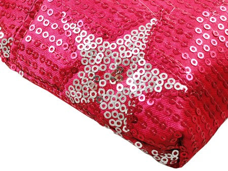 Star Studded Sequin Cigarette Purse with Lighter Holder