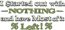 Started Out With Nothing T-Shirt