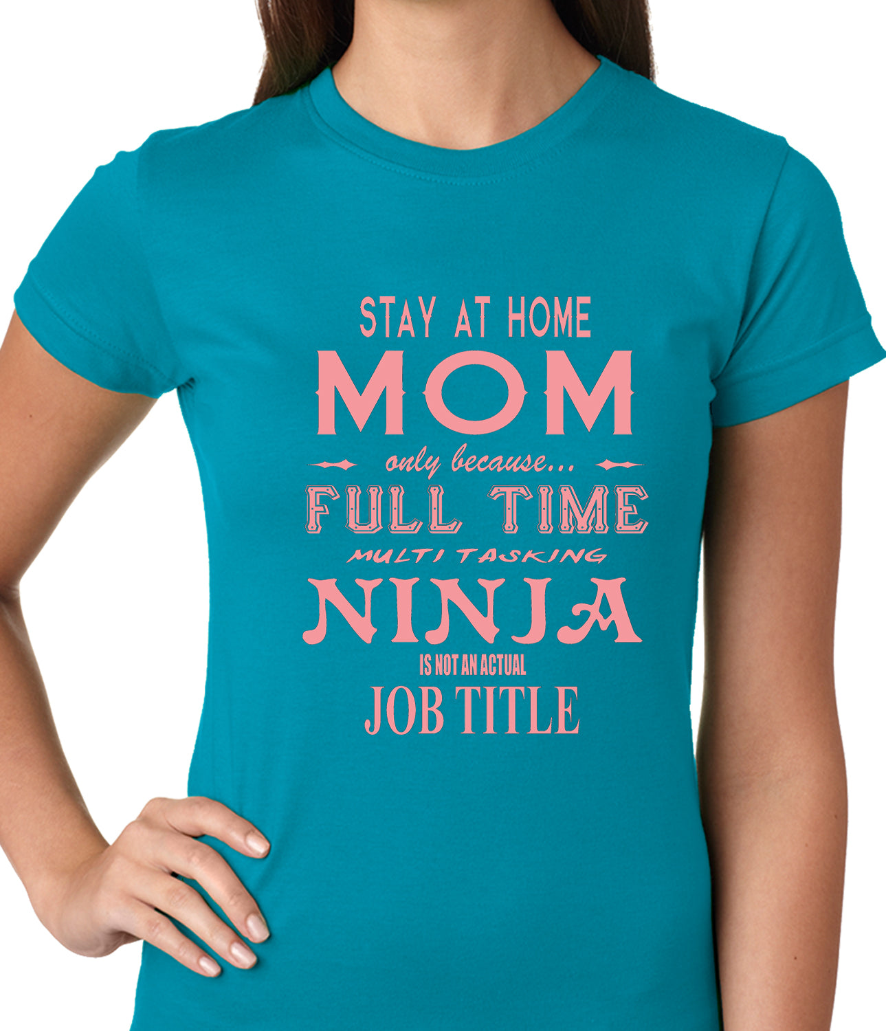 Stay At Home Mom Full Time Ninja Girls T-shirt