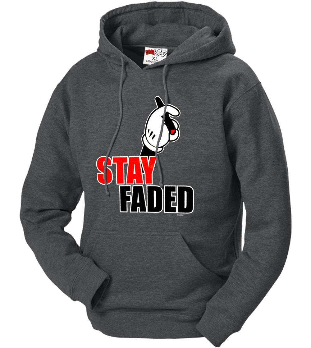 Stay Faded Cartoon Hands Adult Hoodie