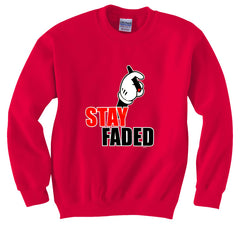 Stay Faded Cartoon Hands Crewneck Sweatshirt