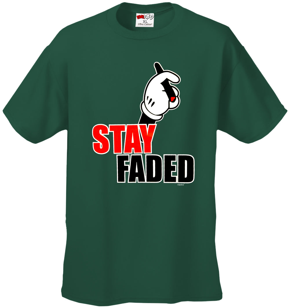 Stay Faded Cartoon Hands Men's T-Shirt