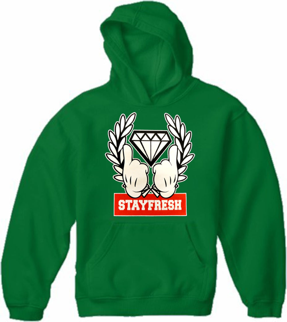 Stay Fresh Adult Hoodie