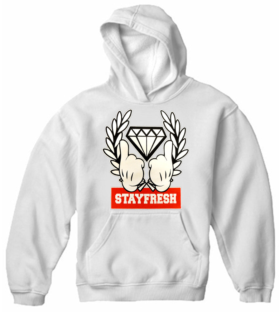 Stay Fresh Adult Hoodie