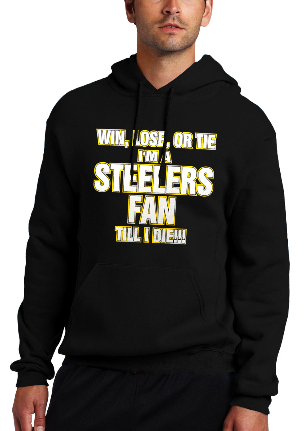Steelers Fan Till I Die Adult Hoodie