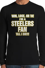 Steelers Fan Till I Die Thermal Long Sleeve Shirt