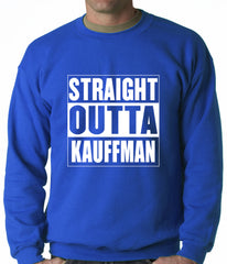 Straight Outta Kauffman Field Kansas City Adult Crewneck