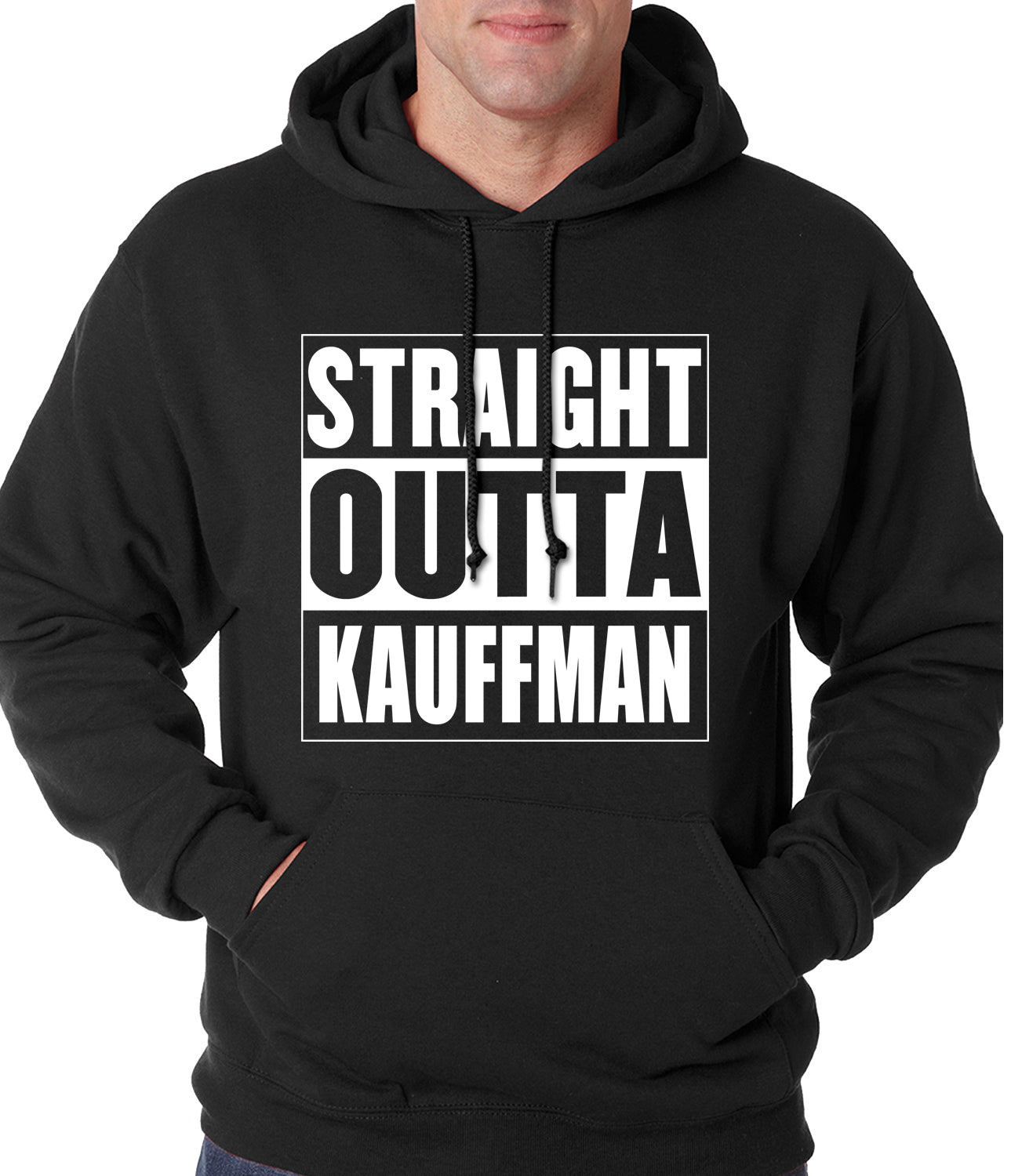Straight Outta Kauffman Field Kansas City Adult Hoodie