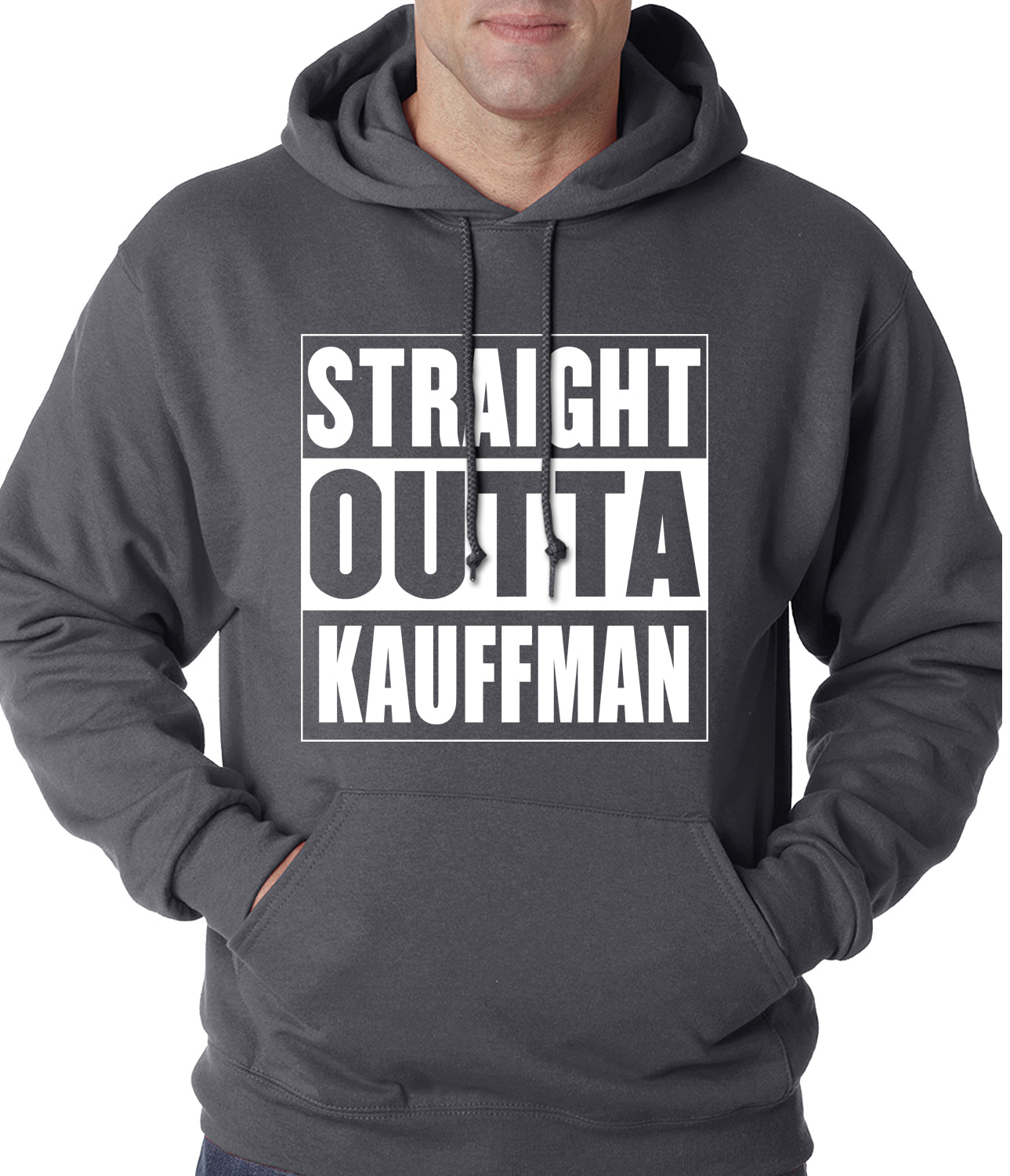 Straight Outta Kauffman Field Kansas City Adult Hoodie
