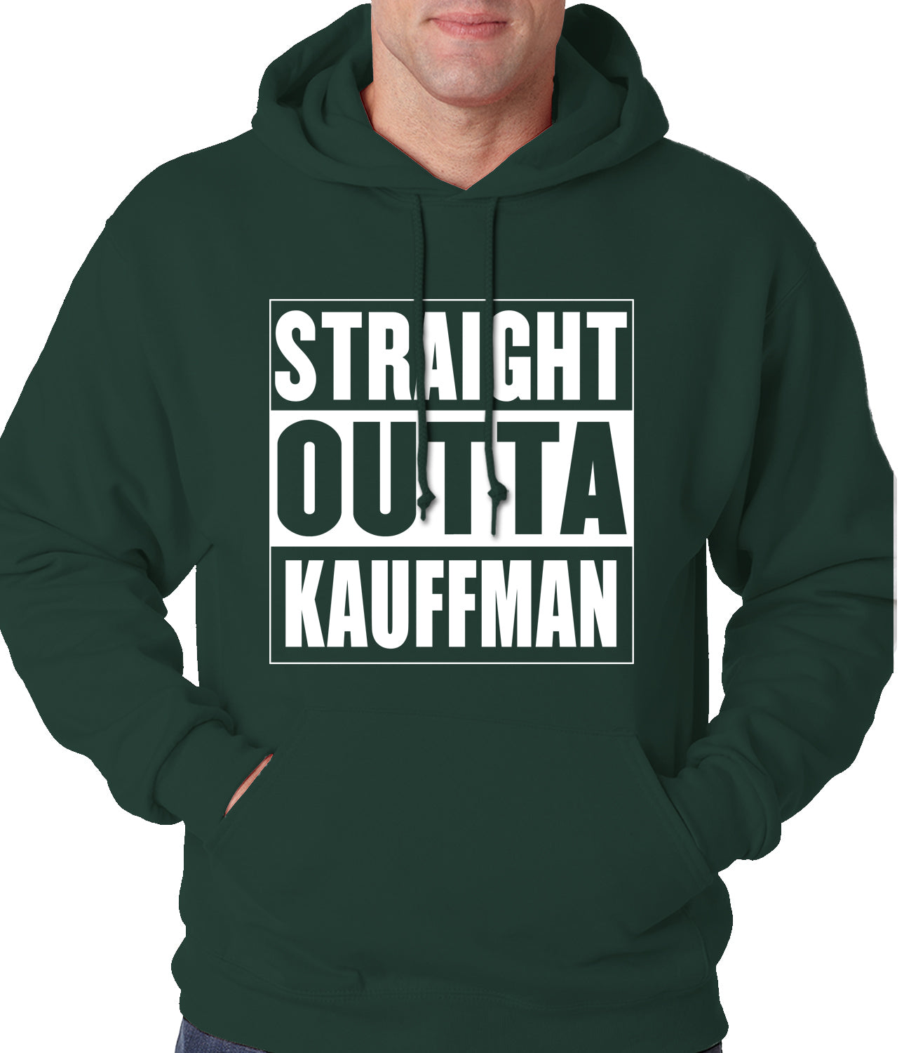 Straight Outta Kauffman Field Kansas City Adult Hoodie