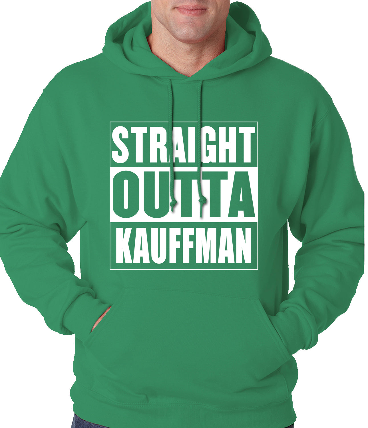 Straight Outta Kauffman Field Kansas City Adult Hoodie