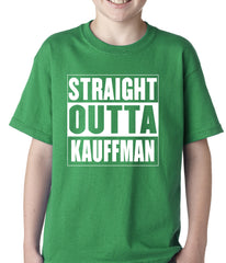 Straight Outta Kauffman Field Kansas City Kids T-shirt