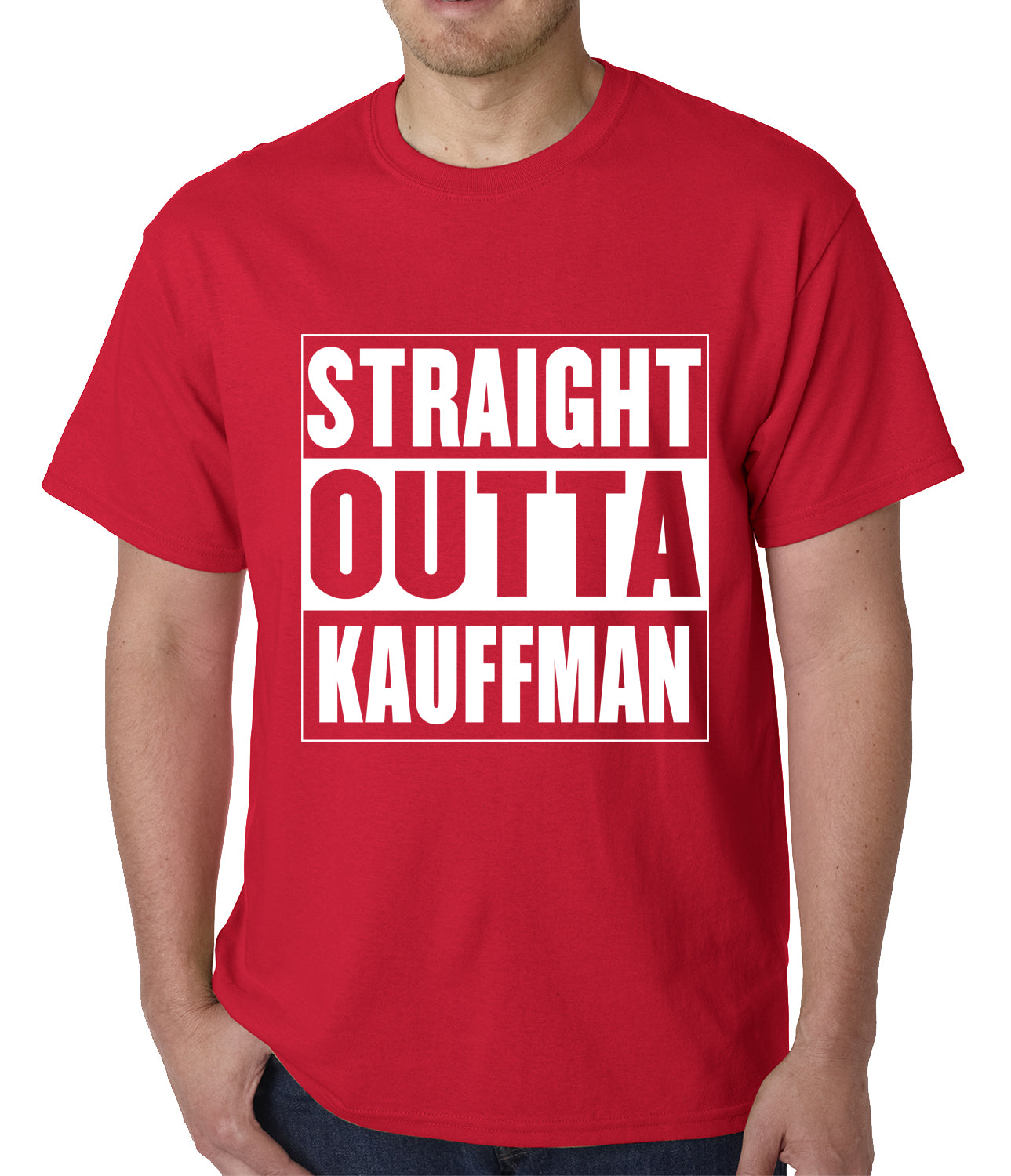 Straight Outta Kauffman Field Kansas City Mens T-shirt