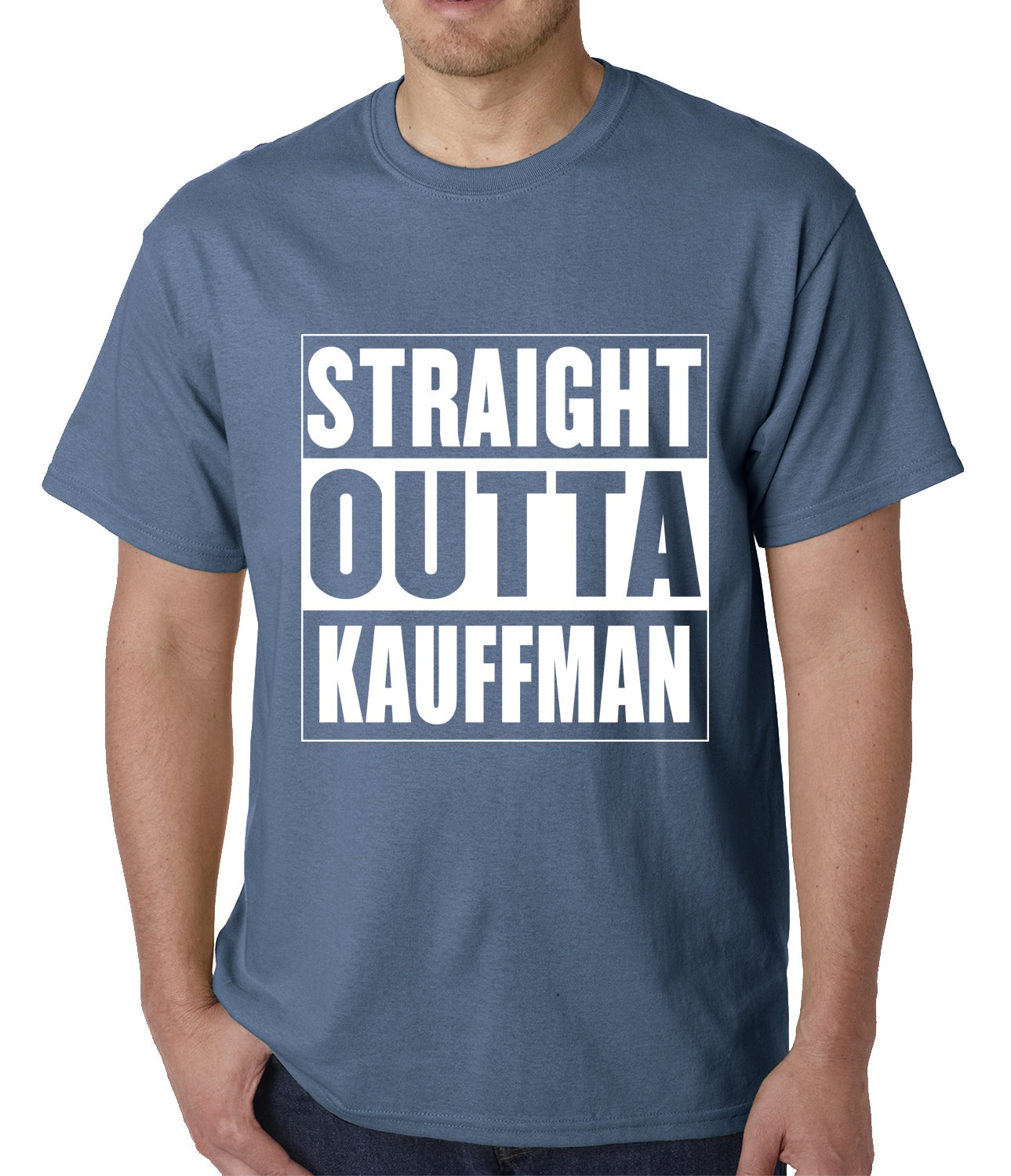 Straight Outta Kauffman Field Kansas City Mens T-shirt