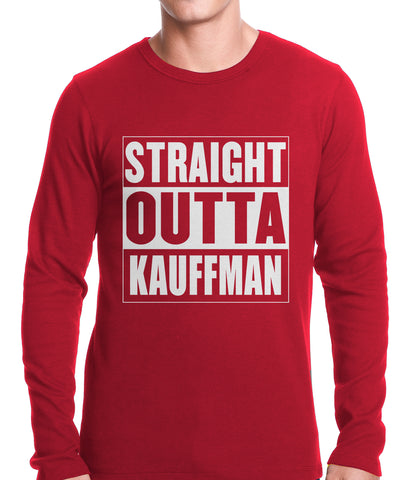 Straight Outta Kauffman Field Kansas City Thermal Shirt