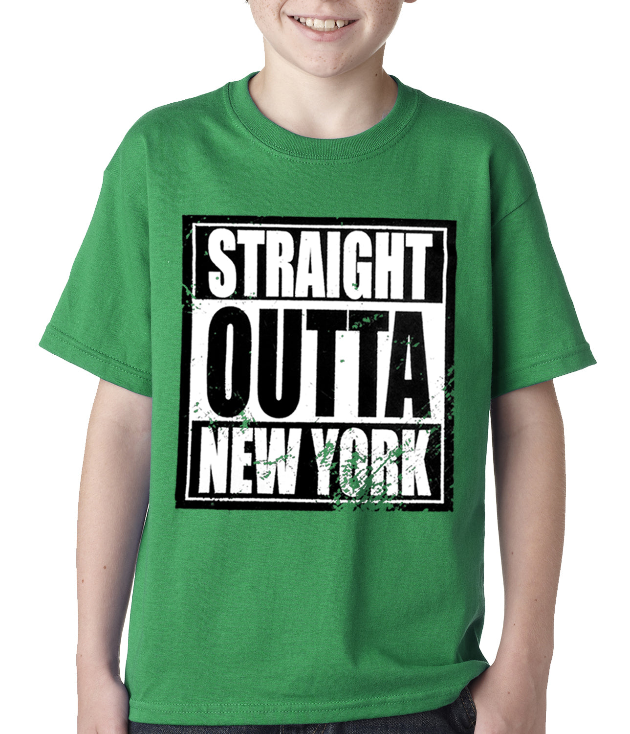 Straight Outta New York Kids T-shirt