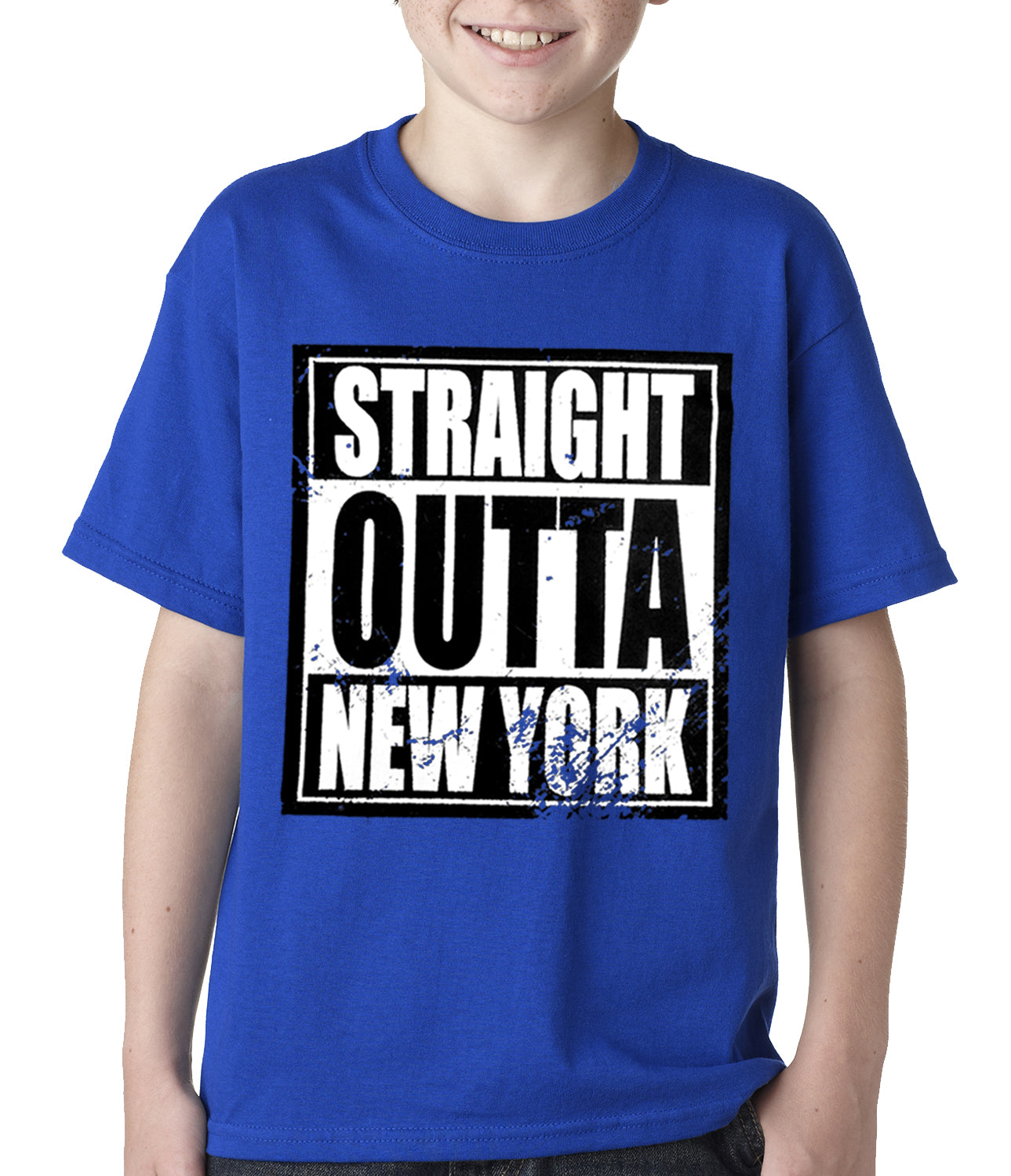 Straight Outta New York Kids T-shirt