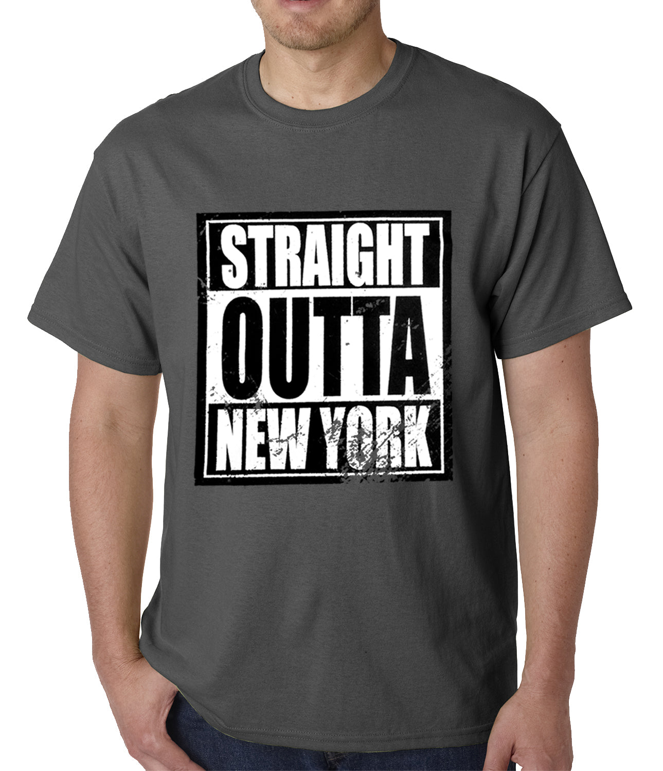 Straight Outta New York Mens T-shirt