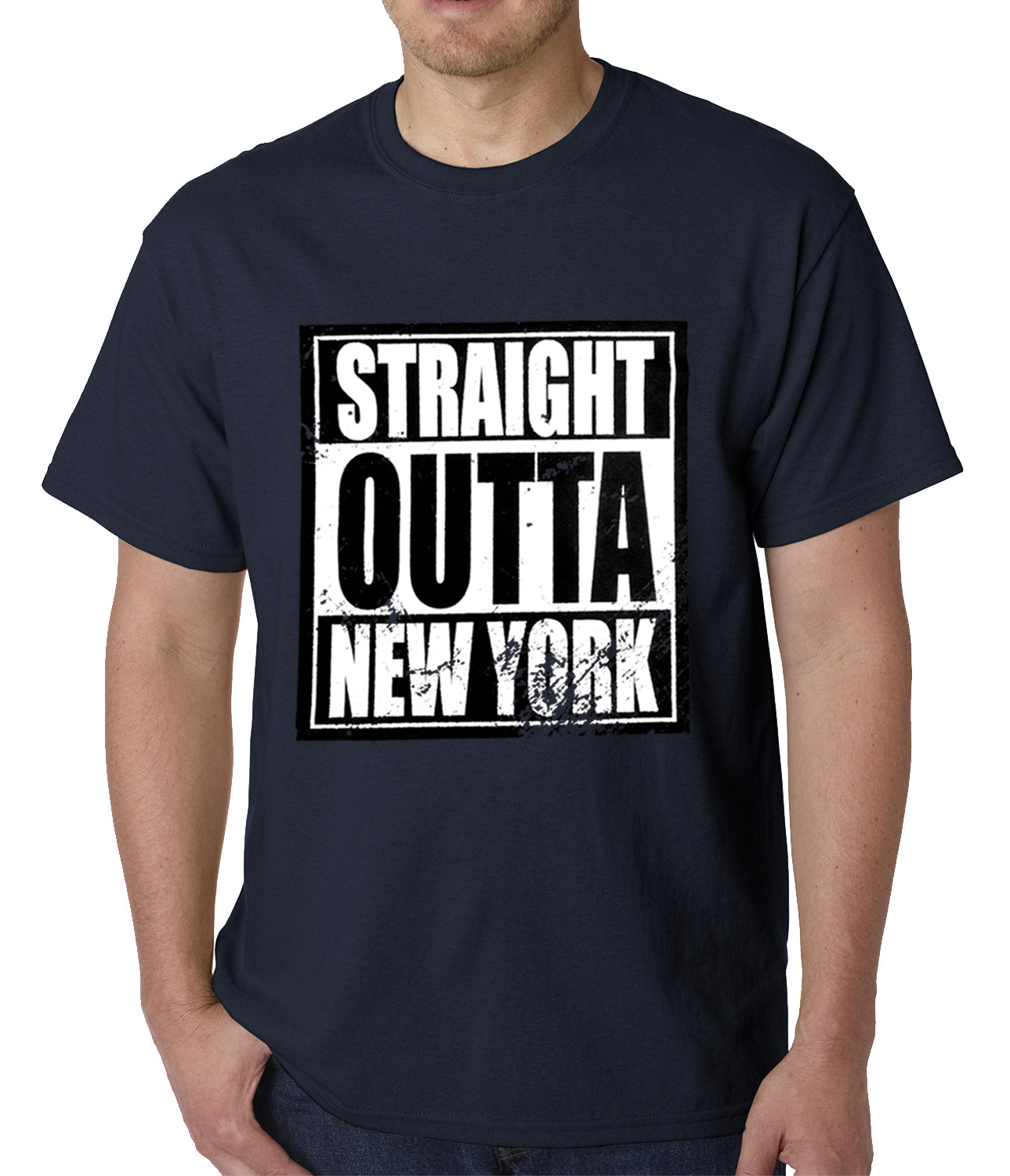 Straight Outta New York Mens T-shirt