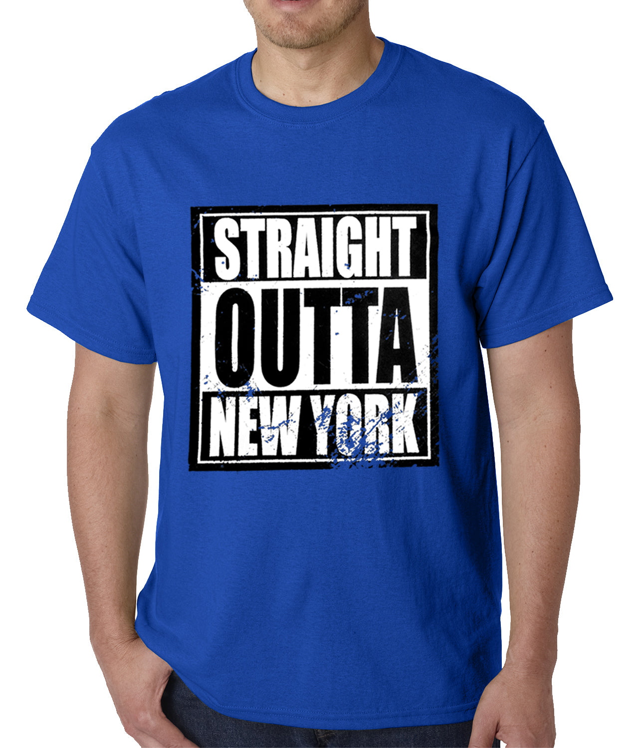 Straight Outta New York Mens T-shirt