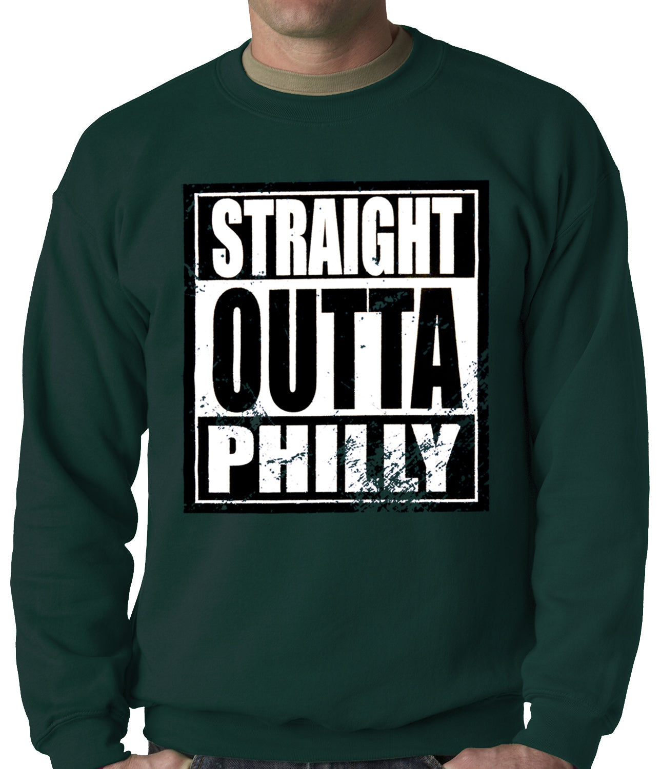 Straight Outta Philly Adult Crewneck