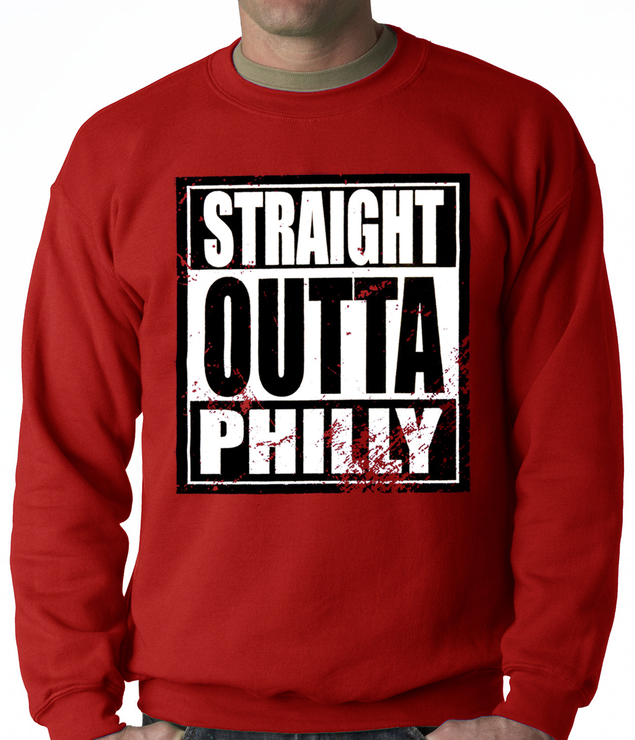 Straight Outta Philly Adult Crewneck