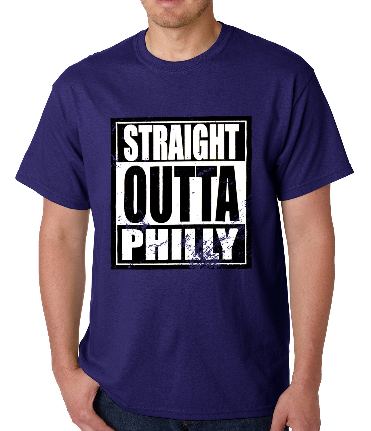 Straight Outta Philly Mens T-shirt
