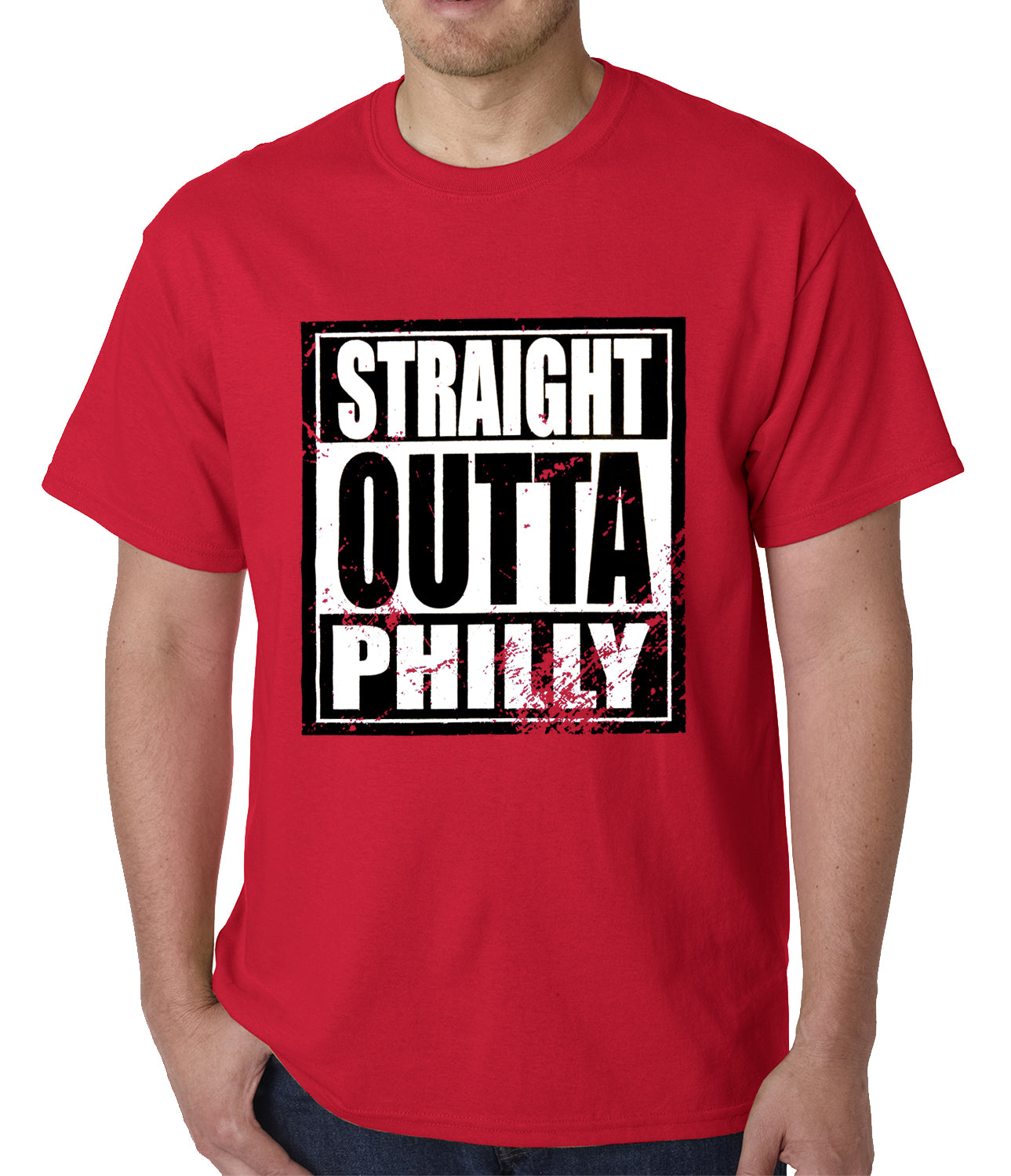 Straight Outta Philly Mens T-shirt