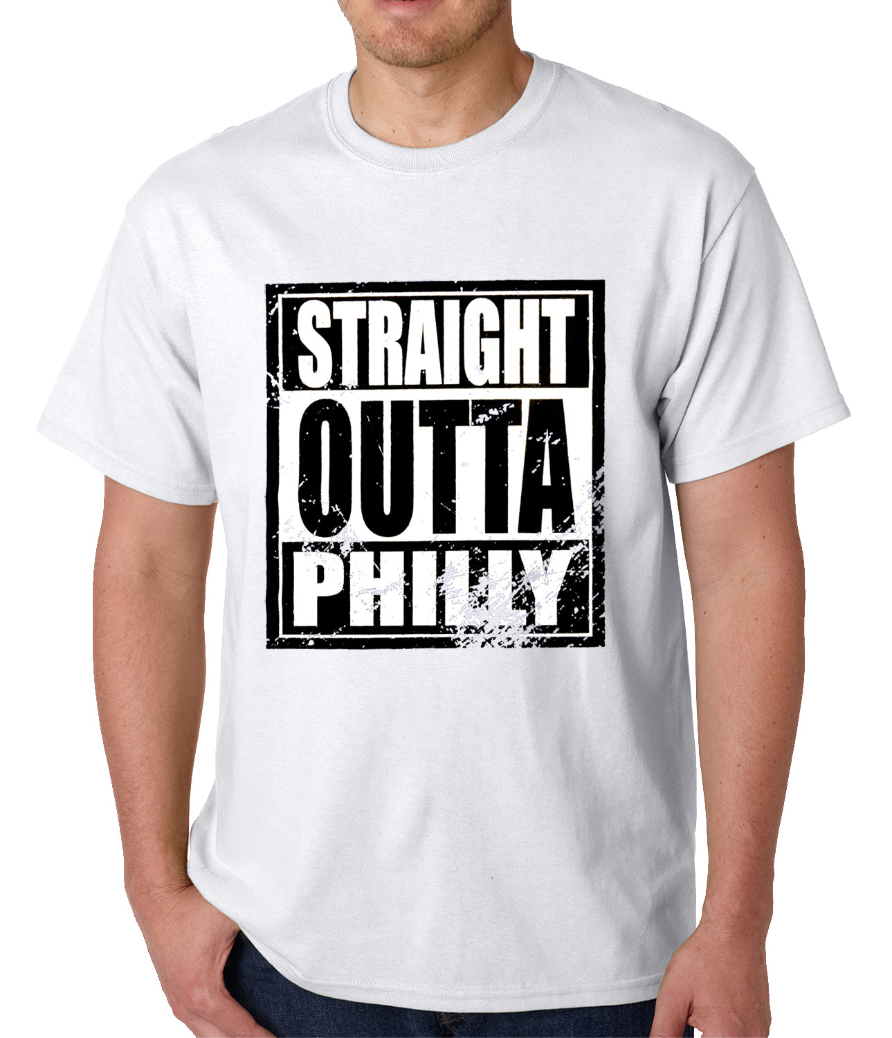 Straight Outta Philly Mens T-shirt