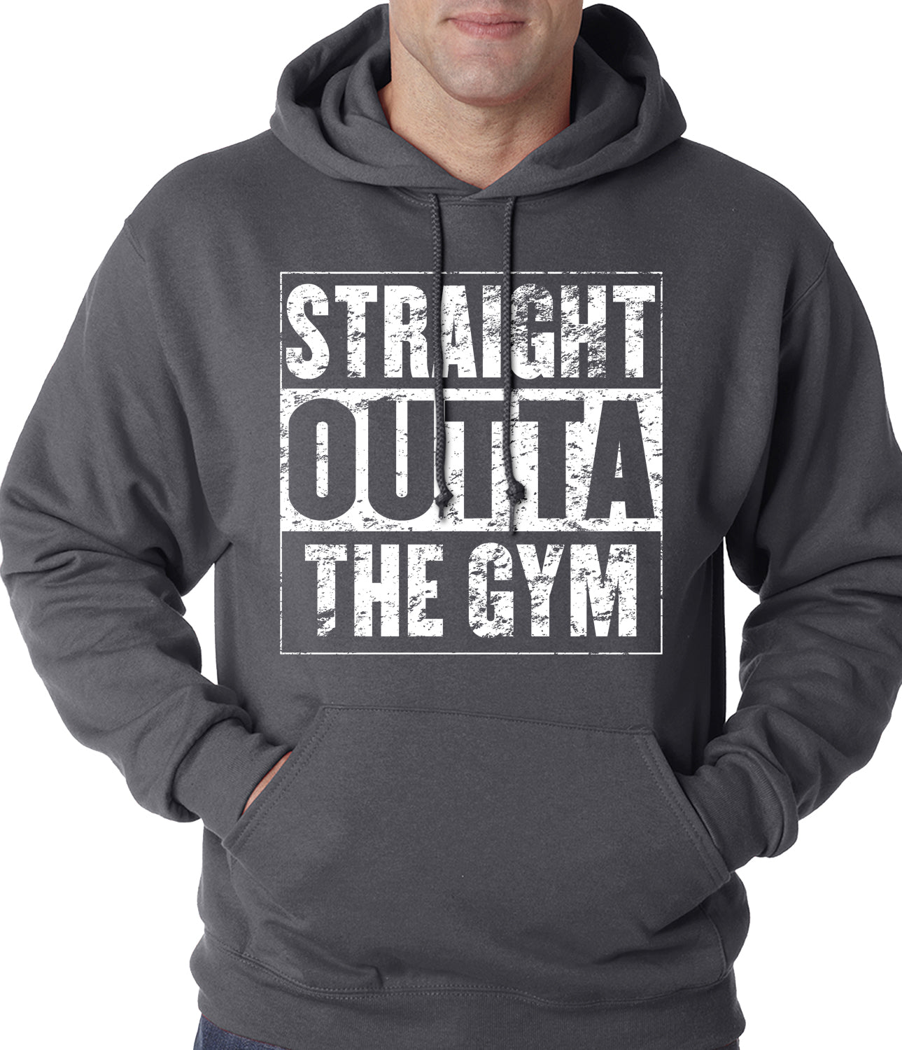 Straight Outta The Gym Adult Hoodie